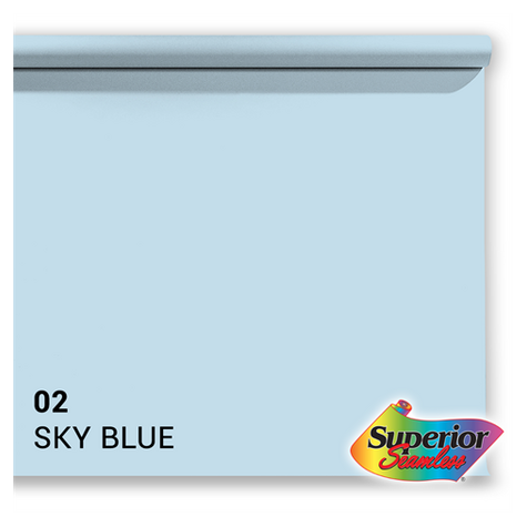 Superior Background Paper 02 Sky Blue 2.72 X 11m