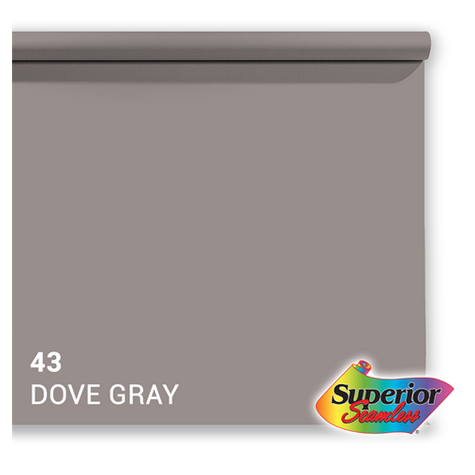 Superior Background Paper 43 Dove Grey 2.72 X 11m