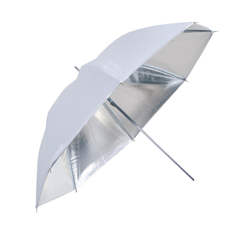 Falcon Eyes Umbrella Ur-32s Silver/White 80 Cm