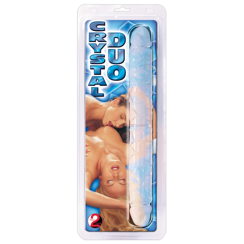 Double Dildos : Clear Double Dong