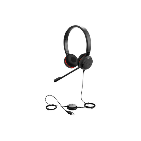 Jabra Evolve 30 Ii Ms Stereo, Headset On-Ear