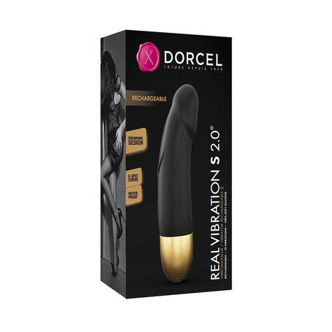 Dorcel Real Vibration S 2.0 Black-Gold 6072202