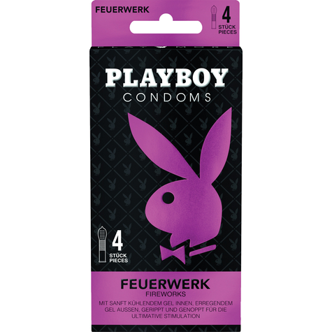Playboy Condoms Fireworks 4er