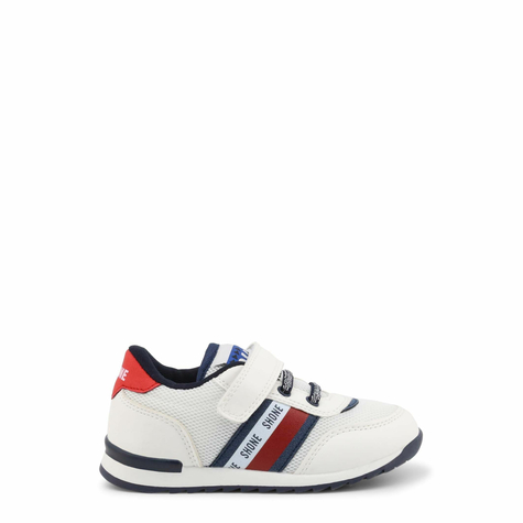 Schuhe & Sneakers & Kinder & Shone & 47746_White-Red & Weiß
