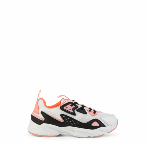 Schuhe & Sneakers & Kinder & Shone & 8202-001_White-Pink & Weiß