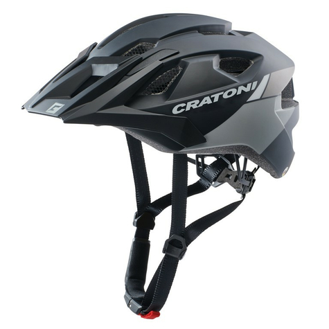 Fahrradhelm Cratoni Allride (Mtb)       Gr. L/Xl (57-62cm) Schwarz/Grau Matt    