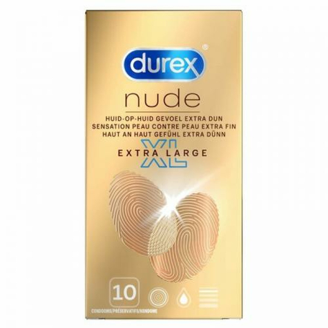 Durex Condoms Nude Xl 10 Pcs