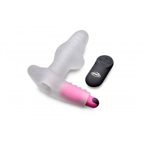 Love Tunnel Vibrating Vagina Couple Toy With Remote Control