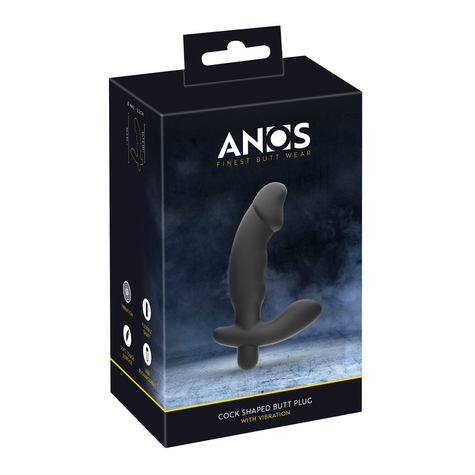 Prostate Vibrator Anos Cock Shaped Butt Plug Wit