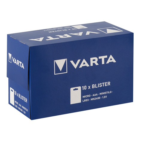 Batteries Battery Varta Aaa 10x4er