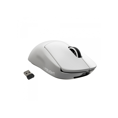 Logitech Pro X Superlight Wireless Gaming Mouse Optical White 910-005942