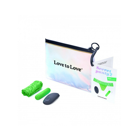 Love To Love - Secret Panty 2 - Panty Vibrator With Remote Control - Green