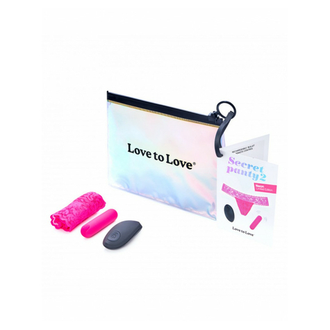 Love To Love - Secret Panty 2 - Panty Vibrator With Remote Control - Pink