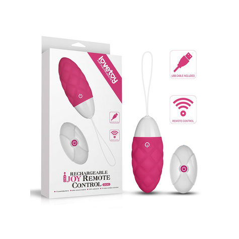 Love Toy - Ijoy 1 - Egg Vibrator With Remote Control - Pink
