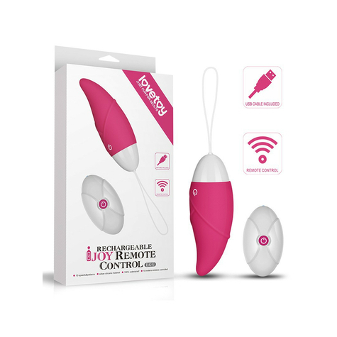 Love Toy - Ijoy 3 - Egg Vibrator With Remote Control - Pink