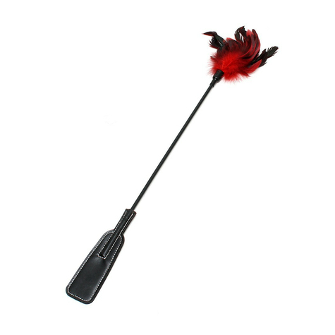 Rimba Bondage Play - Double Pleasure Whip - Red + Black