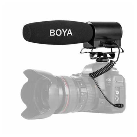 Boya Mini Condenser Microphone By-Dmr7 With Recorder
