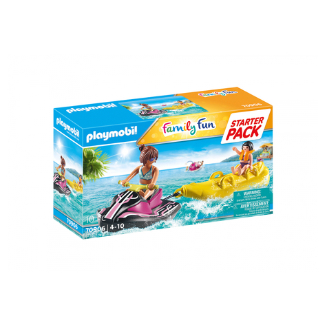 Playmobil Family Fun - Starter Pack Wasserscooter Mit Bananenboot (70906)