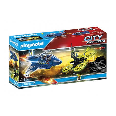 Playmobil City Action - Polizei Jet Drohnen Verfolgung (70780)