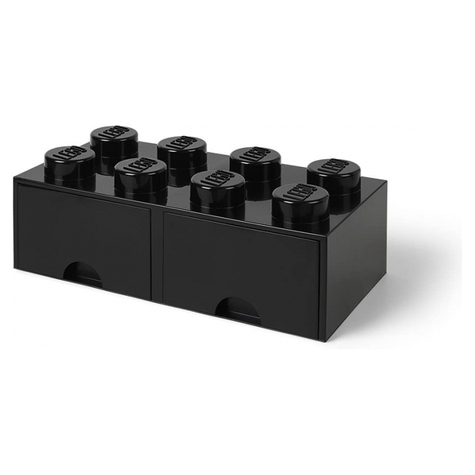 Lego Storage Brick Schublade 8 Schwarz (40061733)