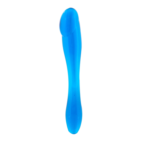 Double Dildos : Penis Pads Ex Clear Blue