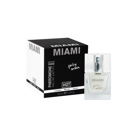 Massage Candles : Hot Pheromone Perfume Miami Man 30 Ml