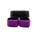 Handcuffs Leash And Collars Reversible Collar And Wrist Cuffs - Purple