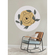 Self-Adhesive Non-Woven Wallpaper / Wall Tattoo - Winnie The Pooh Garland - Size 125 X 125 Cm